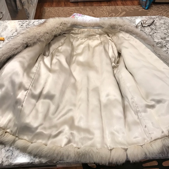 Vintage silver fox coat small - Picture 6 of 8